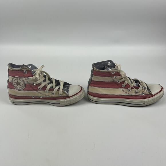 Converse Chuck Taylor All Star American Flag Hi Top Sneakers Men 5.5 / Women 7.5 - Picture 6 of 8